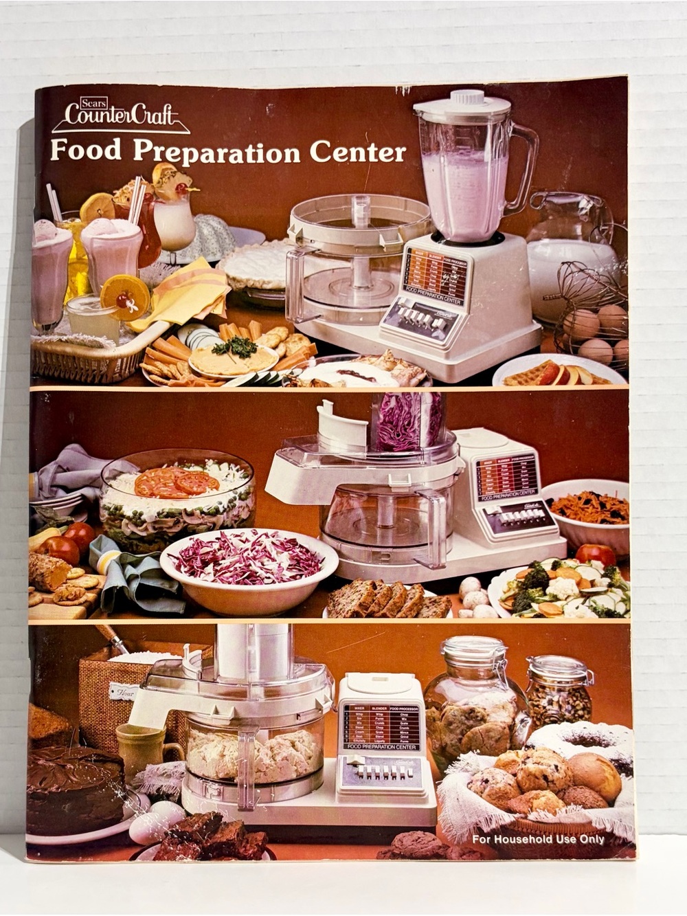 Sears Counter Craft Blender And Food Processor 400 Series Manual Only Vintage